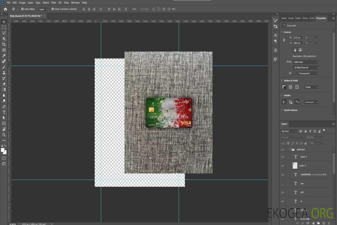 Italie Cassa Depositi e Prestiti banque visa carte classique photolook , template